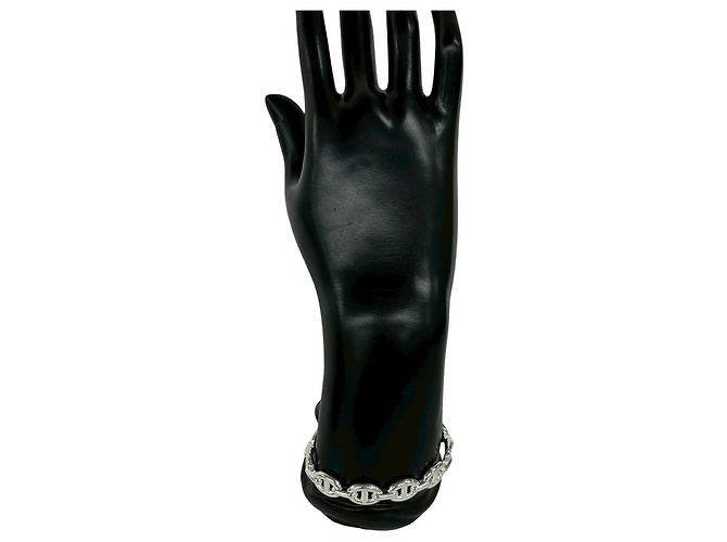 Bracciale Chaine d'Ancre Enchainée di Hermès Argento - vista 2