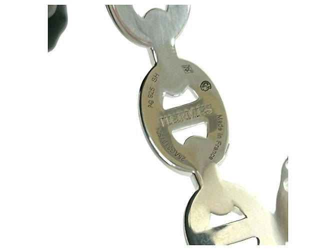 Bracciale Chaine d'Ancre Enchainée di Hermès Argento - vista 3