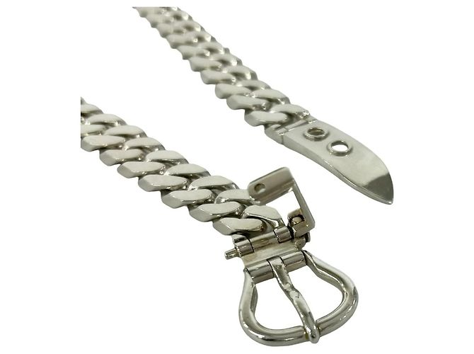 Collana a catena in argento sterling 925 Boucles Sellier Hermès - vista 4