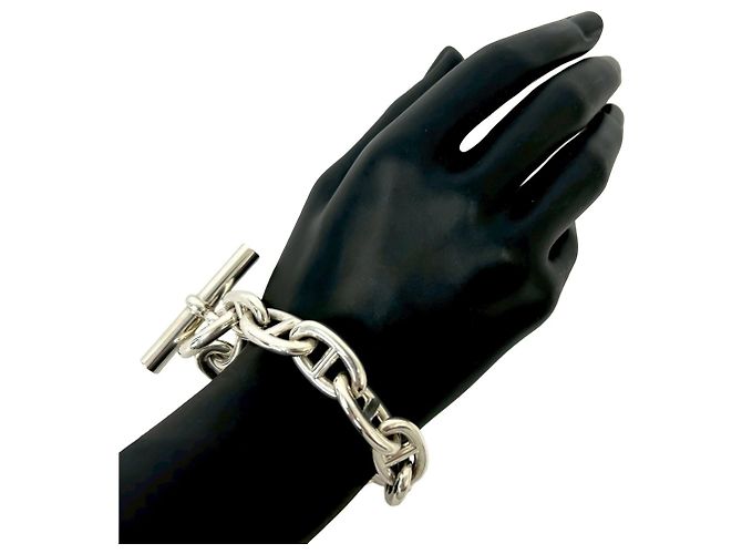 Hermès HERMES Bracciale in Argento Sterling Chaine d'Ancre TGM - vista 2