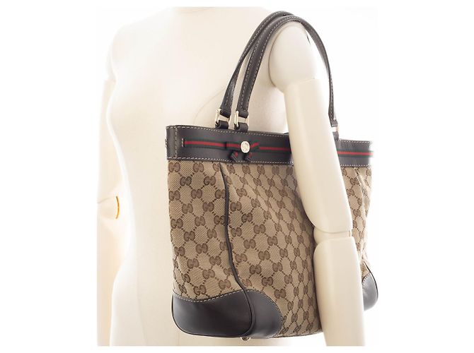 Sac à main Gucci Mayfair Marron - vue 11