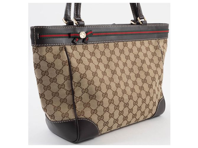 Sac à main Gucci Mayfair Marron - vue 8