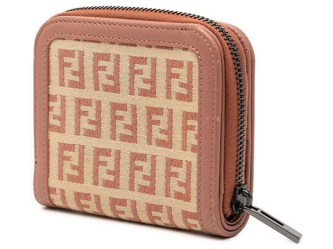 Beige Zucchino Canvas Bifold Compact Wallet von Louis Vuitton - Ansicht 2