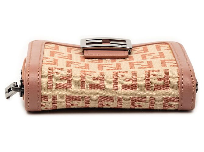 Beige Zucchino Canvas Bifold Compact Wallet von Louis Vuitton - Ansicht 3