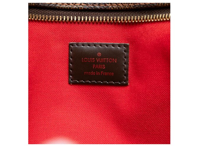 Louis Vuitton Marrone Damier Ebene Bloomsbury GM - vista 5