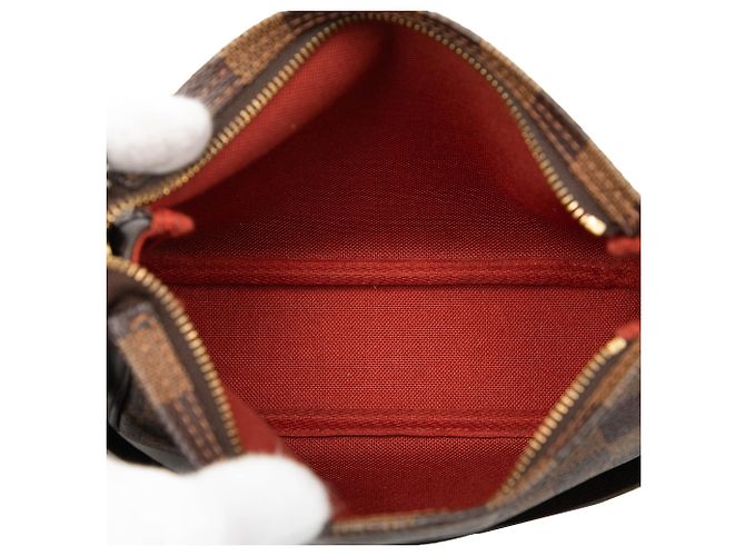 Trousse Pochette Damier Ebene Braun Louis Vuitton - Ansicht 4