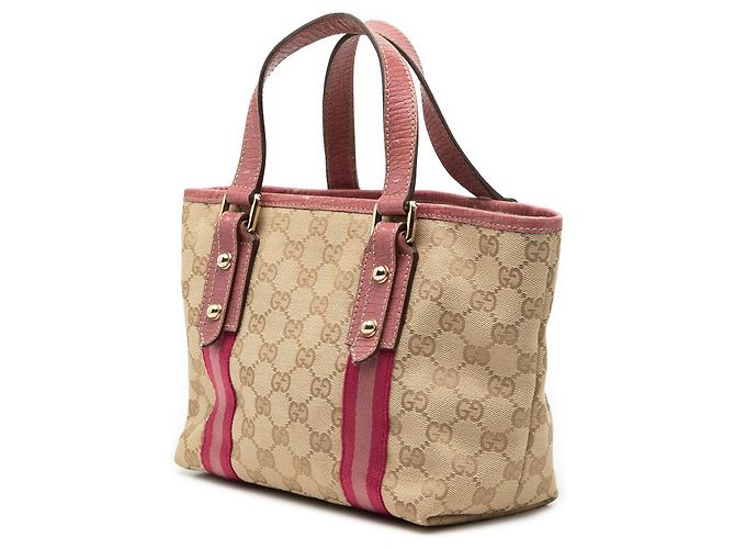 Borsa Jolicoeur in tela GG beige di Gucci - vista 2