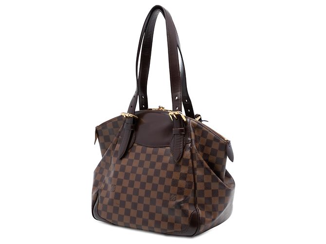 Louis Vuitton Marrone Damier Ebene Verona MM - vista 2