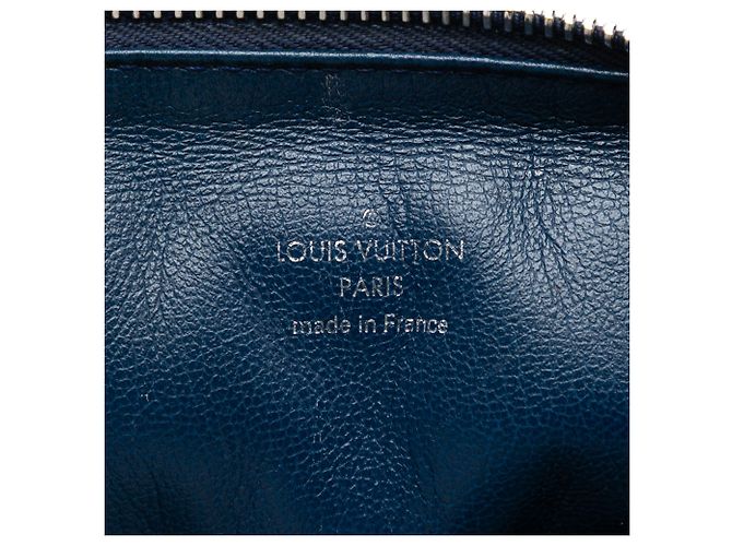 Coussin PM aus gepolstertem blauen Lammleder mit Monogramm von Louis Vuitton Marineblau - Ansicht 5