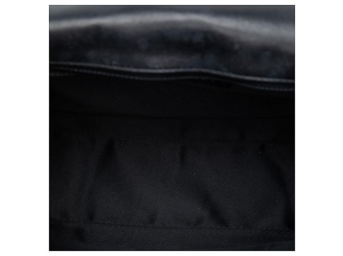 Chanel Nero Jumbo Classico Paillettes Flap Singolo - vista 4