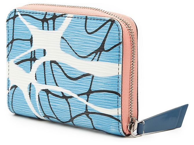 Monedero Zippy en Epi Aqua Azul Louis Vuitton Azul claro - vista 2