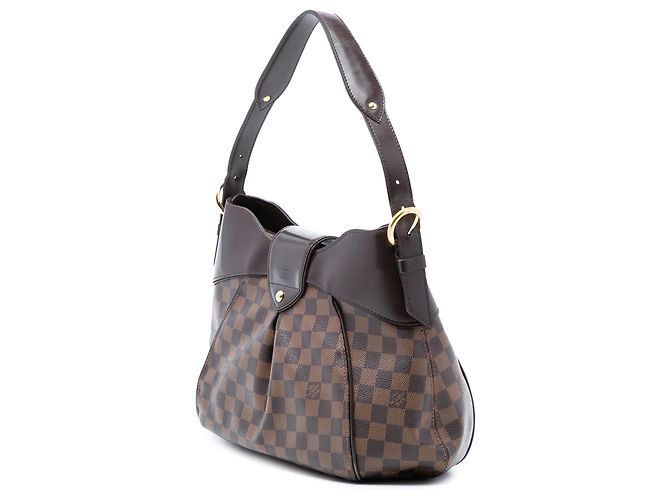 Louis Vuitton Borsa Sistina MM Damier Ebene Marrone - vista 2