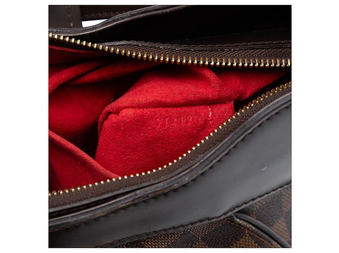Louis Vuitton Borsa Sistina MM Damier Ebene Marrone - vista 5