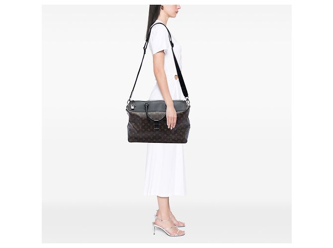 Louis Vuitton Macassar Neo Greenwich Monogramma Marrone - vista 7