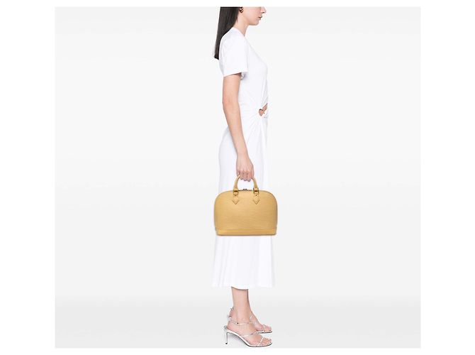Louis Vuitton Alma PM Epi Giallo - vista 8