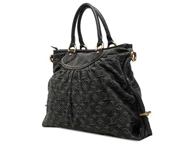 Louis Vuitton Borsa Neo Cabby GM in Denim Monogram Nero - vista 2