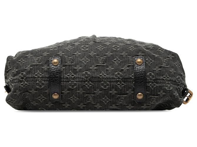 Louis Vuitton Borsa Neo Cabby GM in Denim Monogram Nero - vista 3