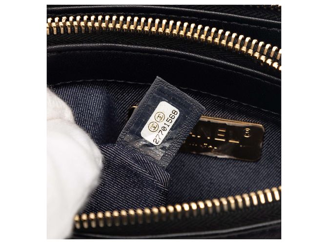 Belt bag doppia zip in agnello nero Chanel Mania - vista 6