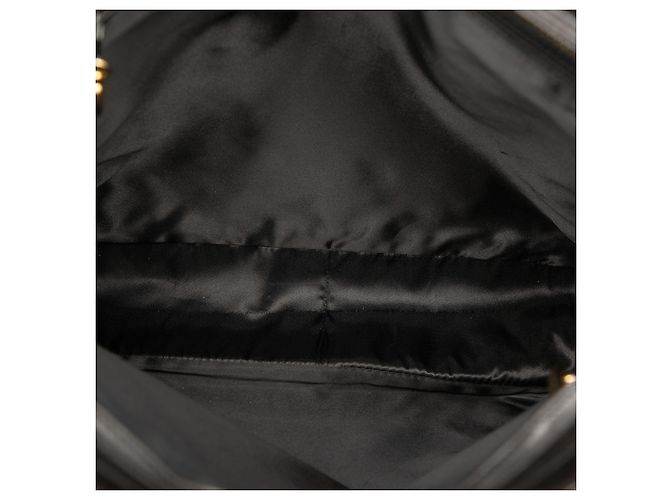 Chanel Braune CC gesteppte Lammleder Tote mit Fronttasche Dunkelbraun - Ansicht 4