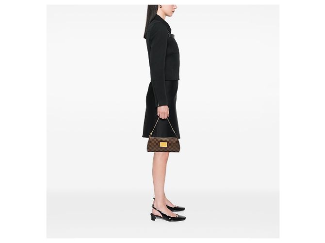 Louis Vuitton Marrone Damier Ebene Eva - vista 7