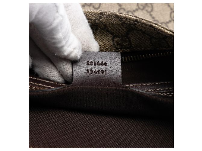 Gucci Beige GG Supreme Crossbody - vista 6