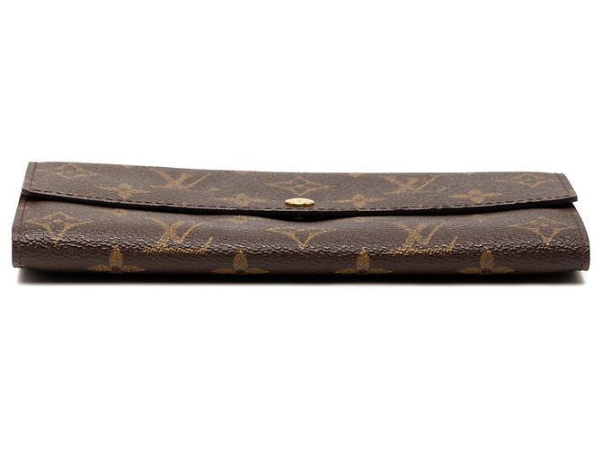 Portafoglio lungo Sarah Monogram marrone Louis Vuitton - vista 3