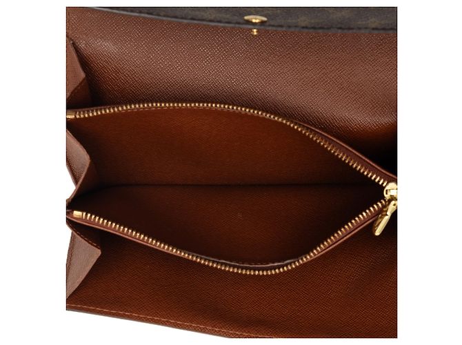 Portafoglio lungo Sarah Monogram marrone Louis Vuitton - vista 4