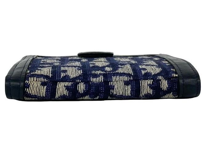 Billetera bi-fold Dior Trotter Christian Dior Azul marino - vista 6