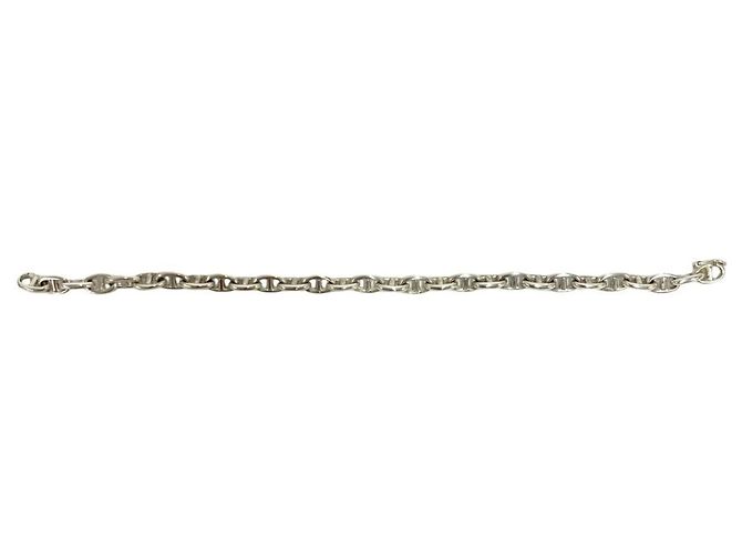 Bracciale charm in argento sterling 925 Chaine d'Ancre TPM vintage di Hermès - vista 5