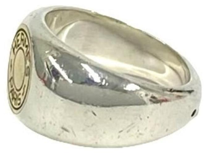 Hermès Hermes Sellier Bandring Silber Golden - Ansicht 4