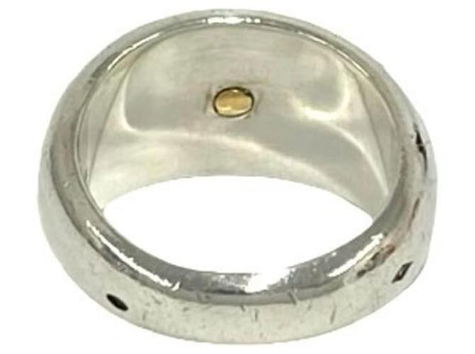 Hermès Hermes Sellier Bandring Silber Golden - Ansicht 6