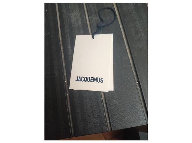 Cinghia a Spalla Jacquemus in Pelle Nera Nero D'oro - vista 7