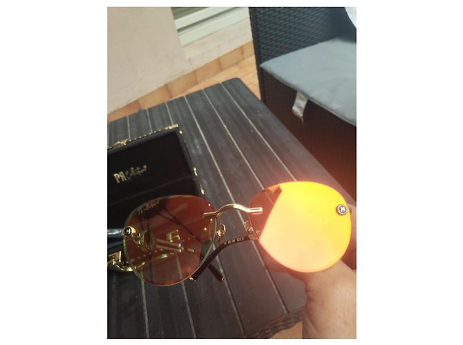 Autre Marque Occhiali da sole PR Collection neri con custodia Nero - vista 7