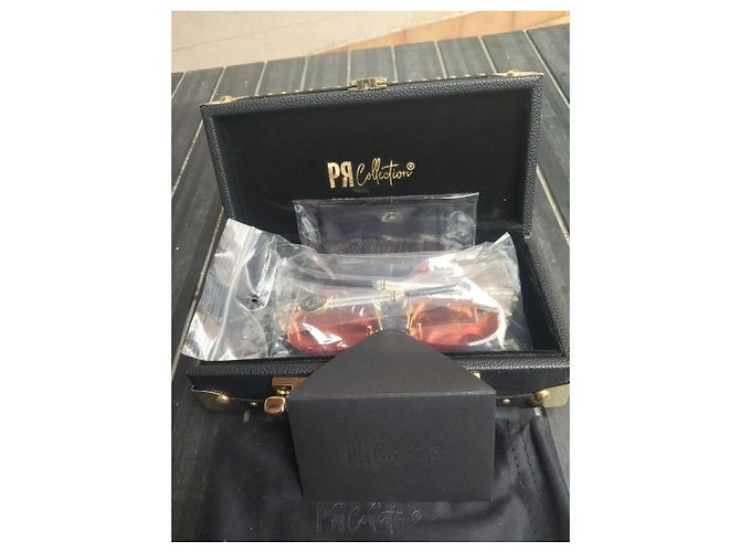 Autre Marque Occhiali da sole PR Collection neri con custodia Nero - vista 8