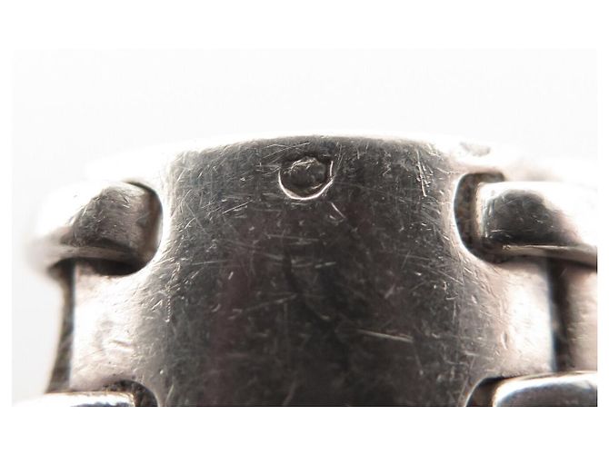 Ring Hermès ANELLO ARTICOLATO VINTAGE HERMES 52 IN ARGENTO STERLINO 925 11,4G SCATOLA - vista 7