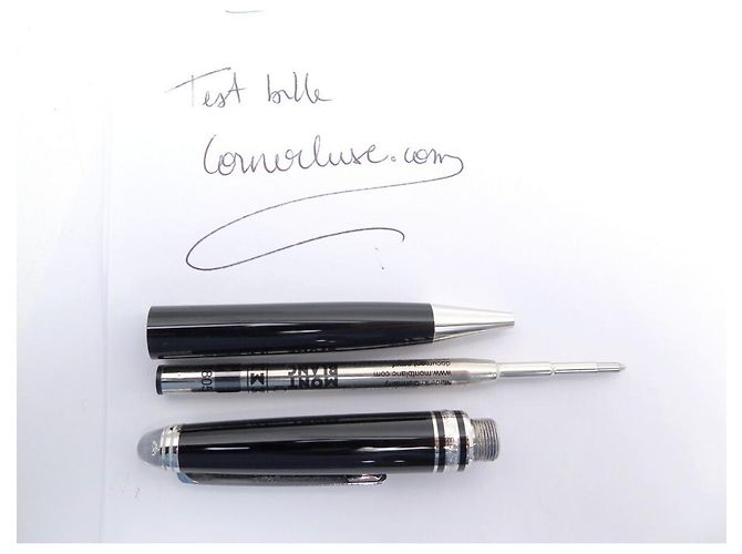 NUOVO PENNA A PALLA MONTBLANC MEISTERSTÜCK DIAMOND CLASSIC 105980 Nero - vista 11