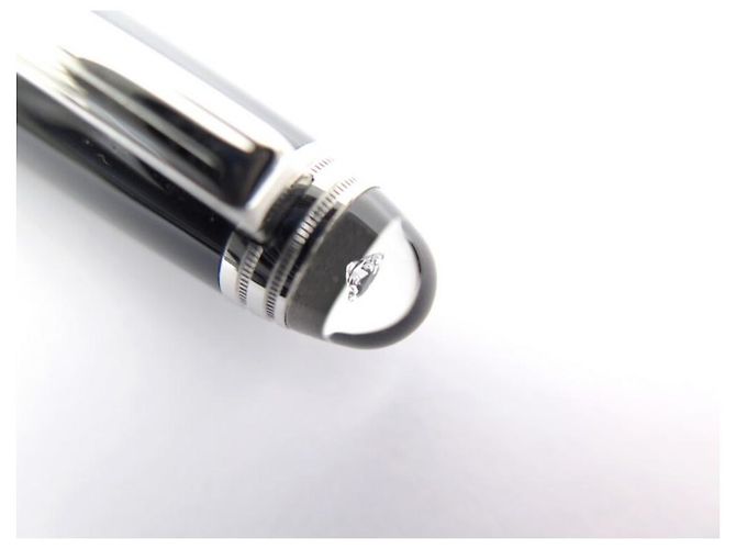 NUOVO PENNA A PALLA MONTBLANC MEISTERSTÜCK DIAMOND CLASSIC 105980 Nero - vista 4