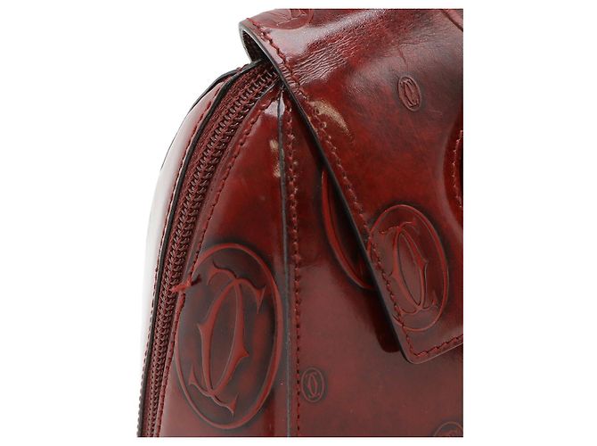 Zaino in pelle Cartier Buon Compleanno Marrone - vista 4