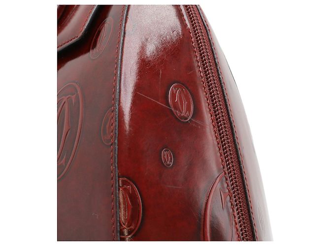 Zaino in pelle Cartier Buon Compleanno Marrone - vista 5