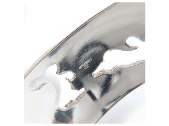 Bracciale in argento 925 con motivo coniglio Hermès Metallico - vista 6
