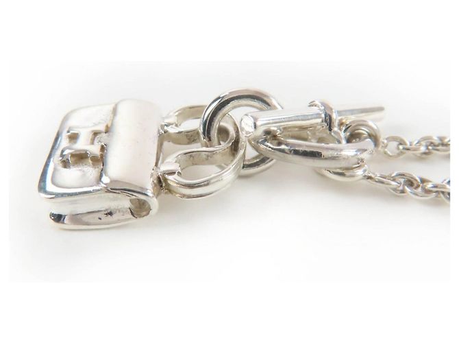 Collar Hermès Constance 925 Plata Metálico - vista 4