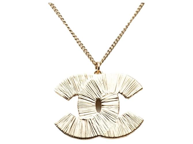 Collana Coco Mark di Chanel D'oro Metallico - vista 3