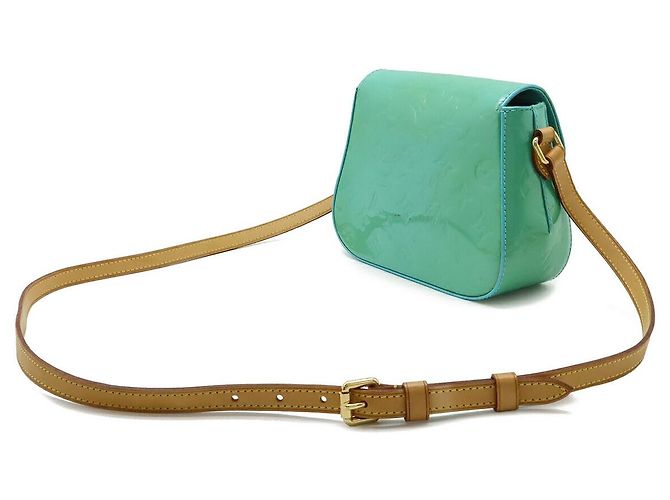 Borsa a Spalla Belleflower PM in Monogram Vernis Louis Vuitton Blu - vista 2