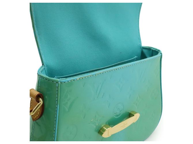 Borsa a Spalla Belleflower PM in Monogram Vernis Louis Vuitton Blu - vista 6