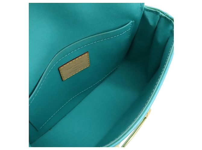 Borsa a Spalla Belleflower PM in Monogram Vernis Louis Vuitton Blu - vista 7