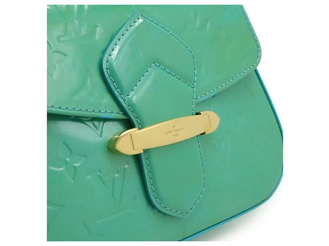 Borsa a Spalla Belleflower PM in Monogram Vernis Louis Vuitton Blu - vista 9