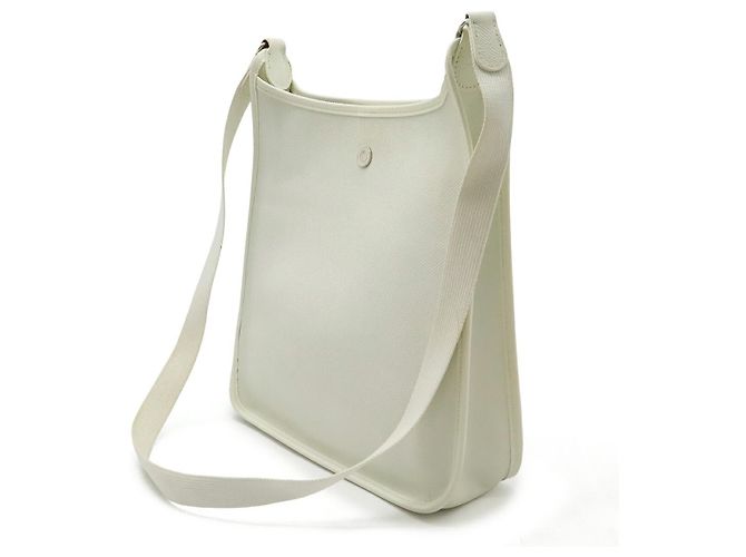 Borsa a Spalla in Pelle Vespa PM Hermès Bianca Bianco - vista 2