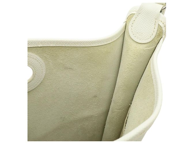Borsa a Spalla in Pelle Vespa PM Hermès Bianca Bianco - vista 7
