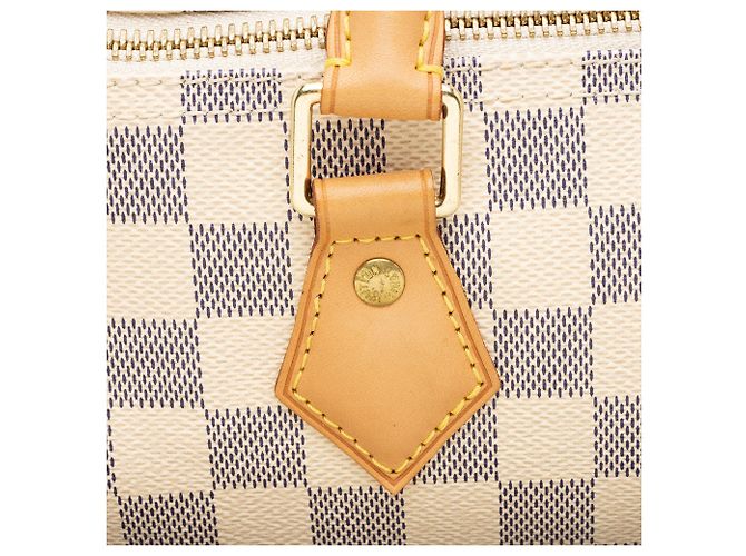 Louis Vuitton Damier Azur Speedy 35 Tasche Blau - Ansicht 10