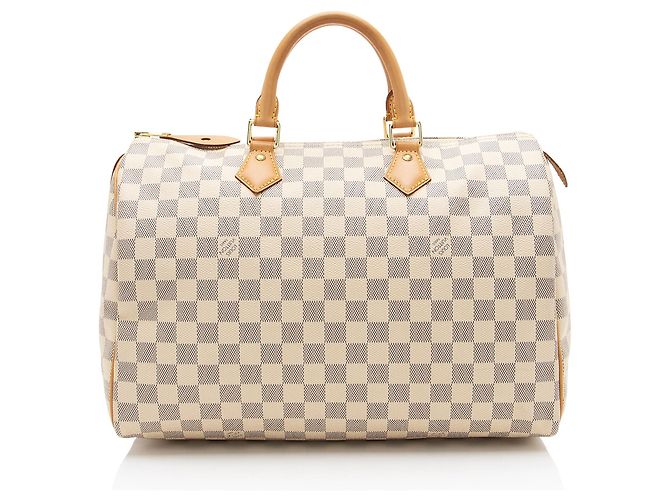 Louis Vuitton Damier Azur Speedy 35 Tasche Blau - Ansicht 3